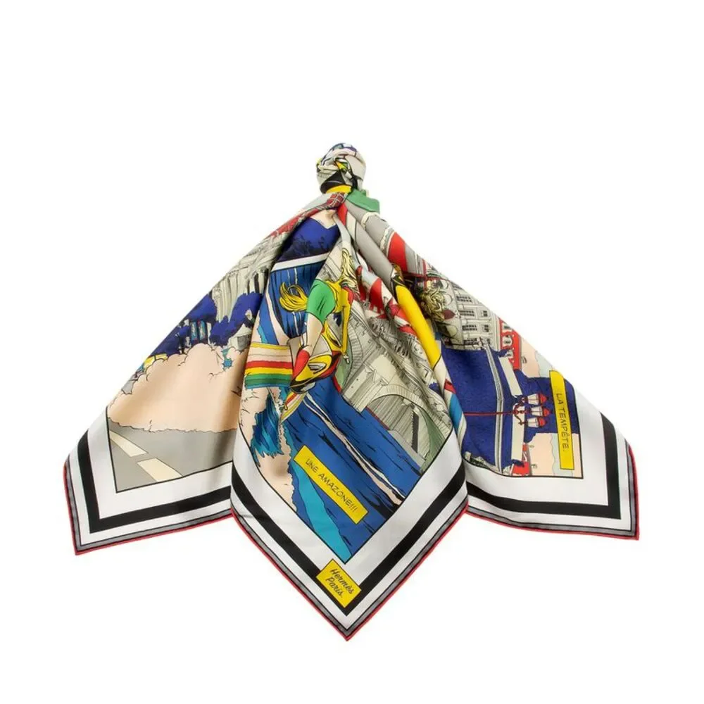 Hermes Silk Wow Double Face 90cm Scarf - Picture 2 of 6